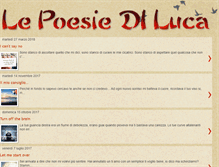 Tablet Screenshot of lepoesiediluca.blogspot.com