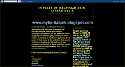 Desktop Screenshot of beritabaikmalaysia.blogspot.com