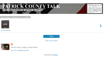 Tablet Screenshot of patrickcountytalk.blogspot.com