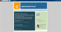 Desktop Screenshot of byamukamahenry.blogspot.com