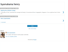 Tablet Screenshot of byamukamahenry.blogspot.com