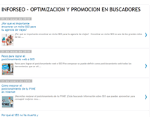Tablet Screenshot of inforseo.blogspot.com