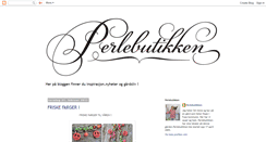 Desktop Screenshot of perlebutikken.blogspot.com
