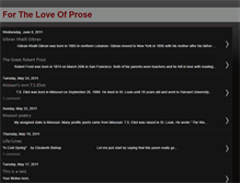 Tablet Screenshot of loveofprose.blogspot.com