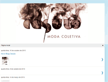 Tablet Screenshot of casulomodacoletiva.blogspot.com