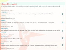 Tablet Screenshot of chaosdelineated.blogspot.com