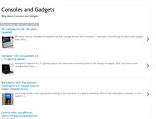 Tablet Screenshot of consoleandgadgets.blogspot.com
