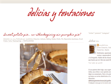 Tablet Screenshot of deliciasytentaciones.blogspot.com