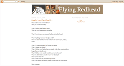 Desktop Screenshot of flyingredhead.blogspot.com