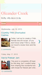 Mobile Screenshot of oleandercreek.blogspot.com