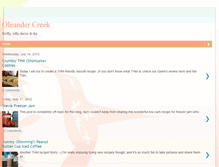 Tablet Screenshot of oleandercreek.blogspot.com