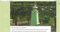 Desktop Screenshot of musholla-alhasanah.blogspot.com