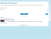 Tablet Screenshot of musholla-alhasanah.blogspot.com