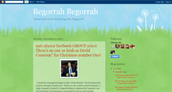 Desktop Screenshot of begorrah-begorrah.blogspot.com