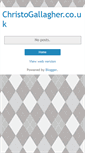 Mobile Screenshot of christogallagher.blogspot.com