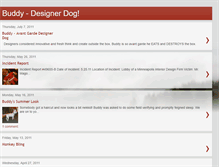 Tablet Screenshot of buddy-designerdog.blogspot.com