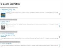 Tablet Screenshot of ddonnacosmetics.blogspot.com