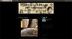 Desktop Screenshot of chrisearnharttattoos.blogspot.com