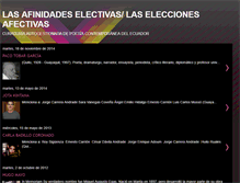 Tablet Screenshot of laseleccionesafectivasecuador.blogspot.com