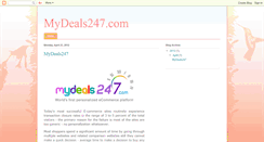 Desktop Screenshot of mydeals-247.blogspot.com