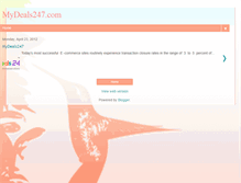 Tablet Screenshot of mydeals-247.blogspot.com