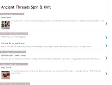Tablet Screenshot of ancientthreads.blogspot.com
