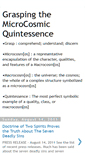Mobile Screenshot of grasping-the-microcosmic-quintessence.blogspot.com