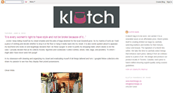 Desktop Screenshot of klutchbags.blogspot.com