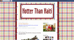 Desktop Screenshot of hotterthanhaiti.blogspot.com