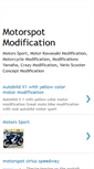 Mobile Screenshot of motorspotmodification.blogspot.com