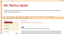 Desktop Screenshot of mytextilenotes.blogspot.com