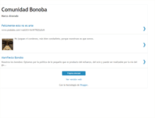 Tablet Screenshot of comunidadbonoba.blogspot.com