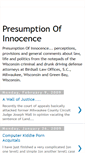 Mobile Screenshot of presumptionofinnocence.blogspot.com