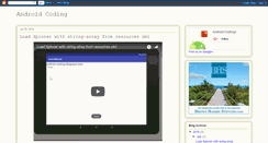 Desktop Screenshot of android-coding.blogspot.com