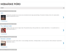 Tablet Screenshot of niebianskie-pioro.blogspot.com