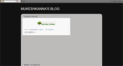 Desktop Screenshot of mukeshkanna.blogspot.com