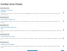 Tablet Screenshot of combat-arms-cheat.blogspot.com