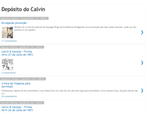 Tablet Screenshot of depositodocalvin.blogspot.com
