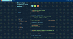 Desktop Screenshot of pauline-bienvenuedansmonpetitmonde.blogspot.com