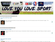 Tablet Screenshot of loveyoulovesport.blogspot.com