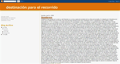 Desktop Screenshot of destinacion-para-el-recorrido.blogspot.com