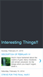 Mobile Screenshot of interesting-rdthings.blogspot.com