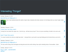 Tablet Screenshot of interesting-rdthings.blogspot.com