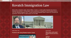 Desktop Screenshot of kovatchimmigrationlaw.blogspot.com