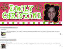 Tablet Screenshot of emilychristine85.blogspot.com