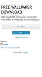 Mobile Screenshot of downloadfreewallpaper.blogspot.com