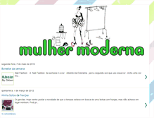 Tablet Screenshot of mulherestilosa.blogspot.com