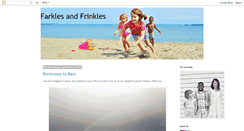 Desktop Screenshot of farklesandfrinkles.blogspot.com