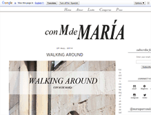 Tablet Screenshot of conmde-maria.blogspot.com