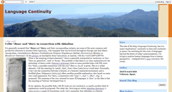 Desktop Screenshot of languagecontinuity.blogspot.com